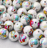 16mm Medical Print Beads Mix-A22